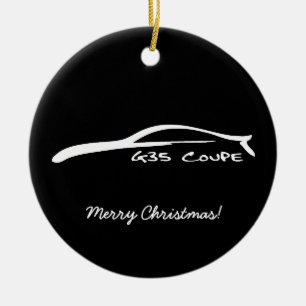 CoupéG35 brushstroke-Weihnachtsverzierung Keramikornament