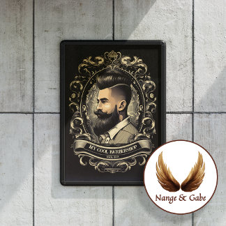 Coupes classiques : Poster Vintage Barbershop