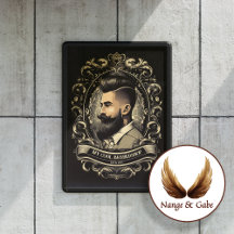 Coupes classiques : Poster Vintage Barbershop