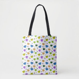 COUPES DE CAFÉ & SAC FOURRE-TOUT POIS