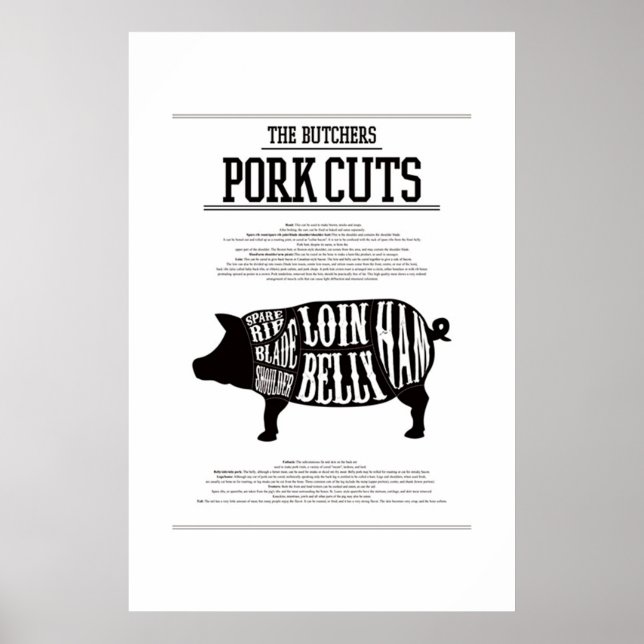 COUPES DE PORC, POSTERS (Devant)