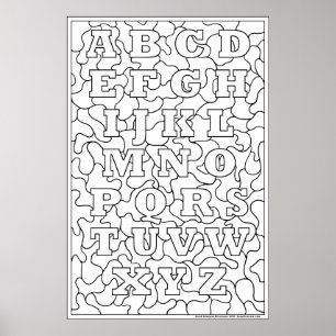 Coupez-moi ! Poster Alphabet