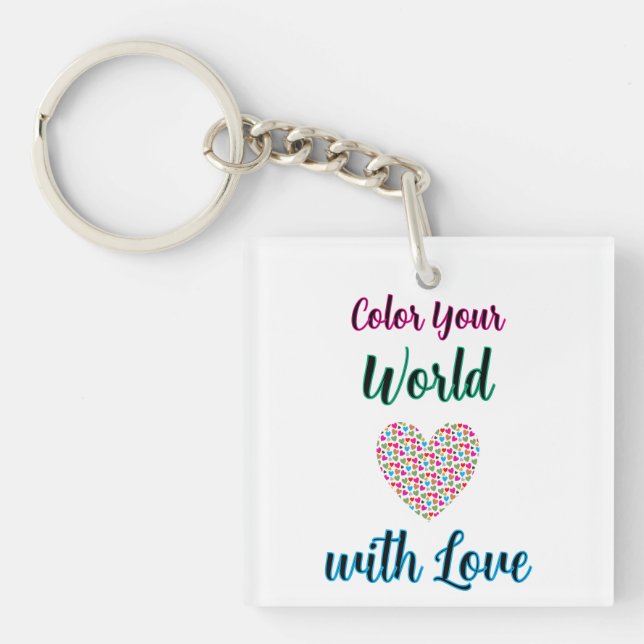 Coupez votre monde avec amour - Design cardiaque d (Devant)