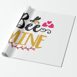 Couple Art Bee Mine Geschenkpapier