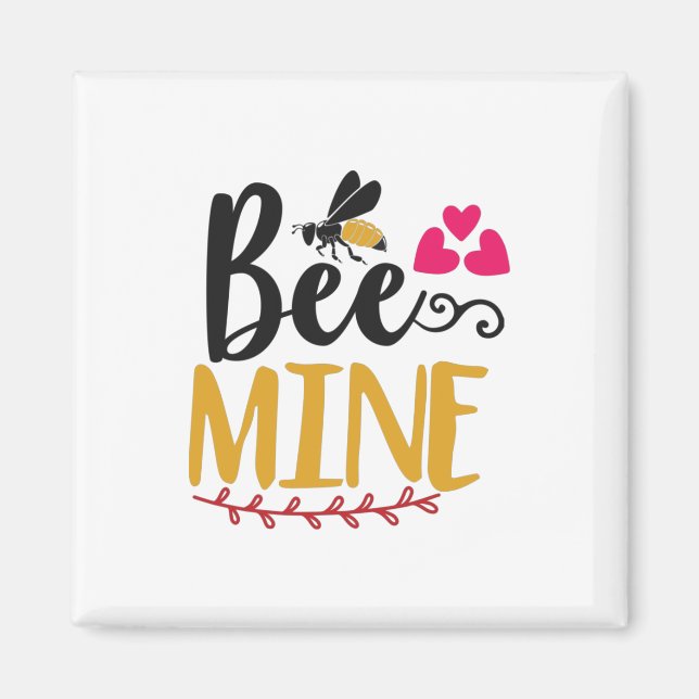 Couple Art Bee Mine Magnet (Vorne)