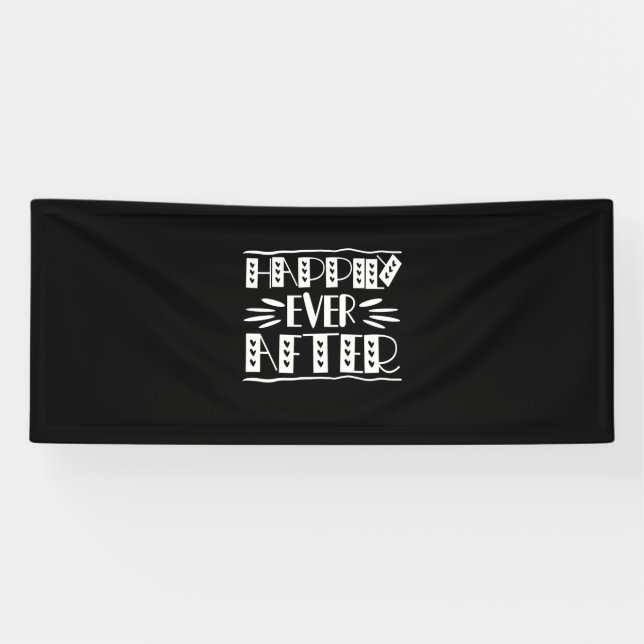 Couple Art glücklich immer nach Banner (Horizontal)