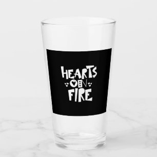 Couple Art hört auf Feuer Glas
