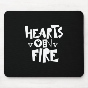 Couple Art hört auf Feuer Mousepad