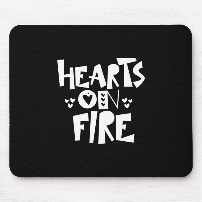 Couple Art hört auf Feuer Mousepad (Vorne)