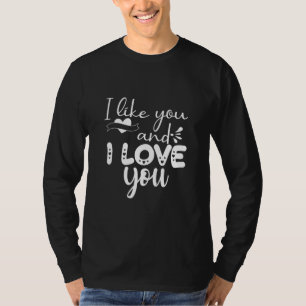 Couple Art I like You und I Liebe You T-Shirt