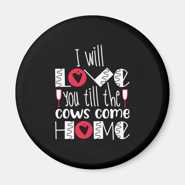 Couple Art I Will Liebe You Magnet (Vorne)