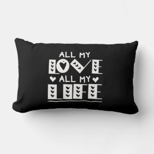 Couple Art meine ganze Liebe Lendenkissen