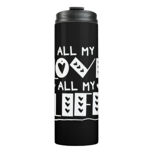 Couple Art meine ganze Liebe Thermosbecher