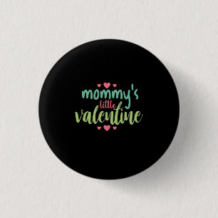 Couple Art Mommy's Little Valentine Button