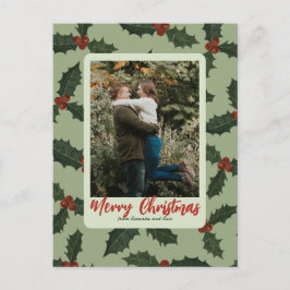Couple Christmas Foto Postkarte