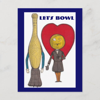 COUPLE COUPLE BOWLING INVITATION DE COUPLE COUPLE