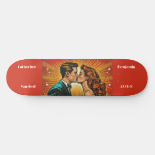 Couple Customize Comic Superhero Skateboard