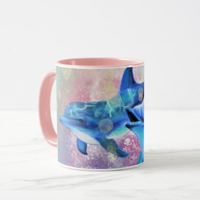 Couple Dauphin Coffee Mug (Devant gauche)