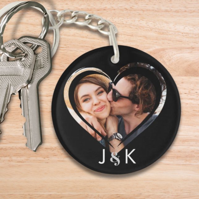 Couple de rencontre Girlfriend Boyfriend Photo Col (Dating Couple Girlfriend Boyfriend Photo Collage Keychain)