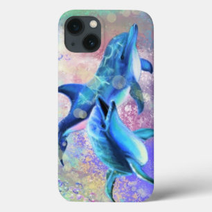 Couple Dolphin iPhone Case