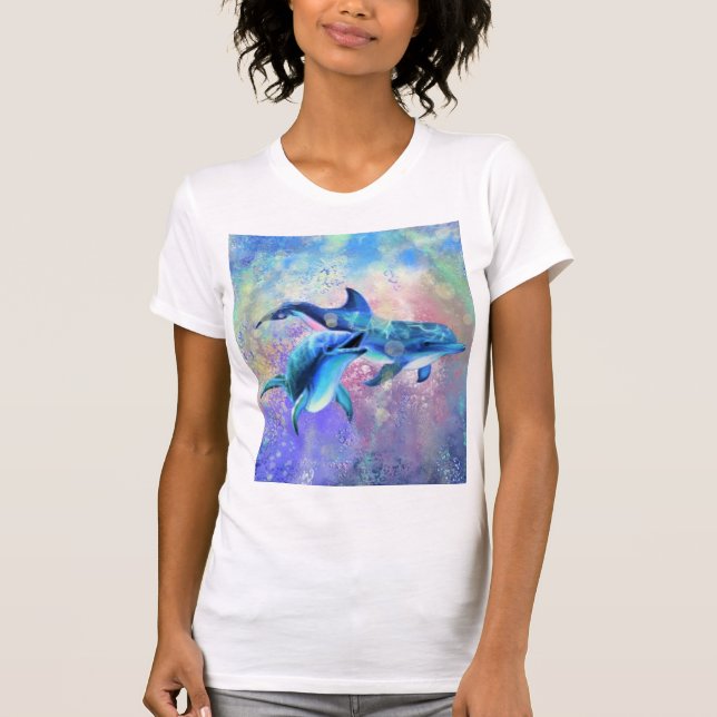 Couple Dolphin T - Shirt (Vorderseite)