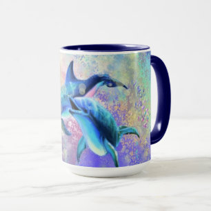 Couple Dolphin Tasse Happy Family