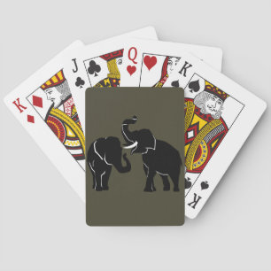 Couple Elephant Playing Cards - Farbe auswählen Spielkarten