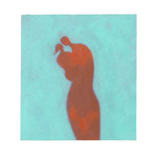 Couple Embracing Notizblock