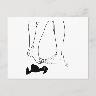 Couple et dessous postkarte