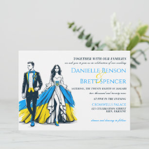 Couple Faire-part de mariage Ukraine
