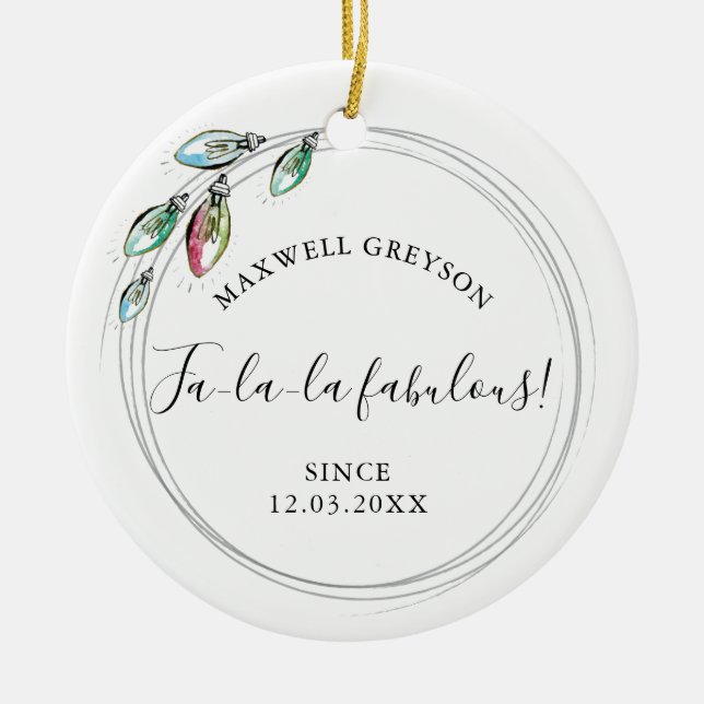 Couple First Christmas Ornament (Vorne)