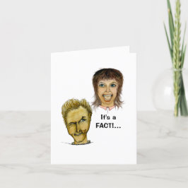 Couple Flu Shot = Date Night Folded Greeting Card Karte