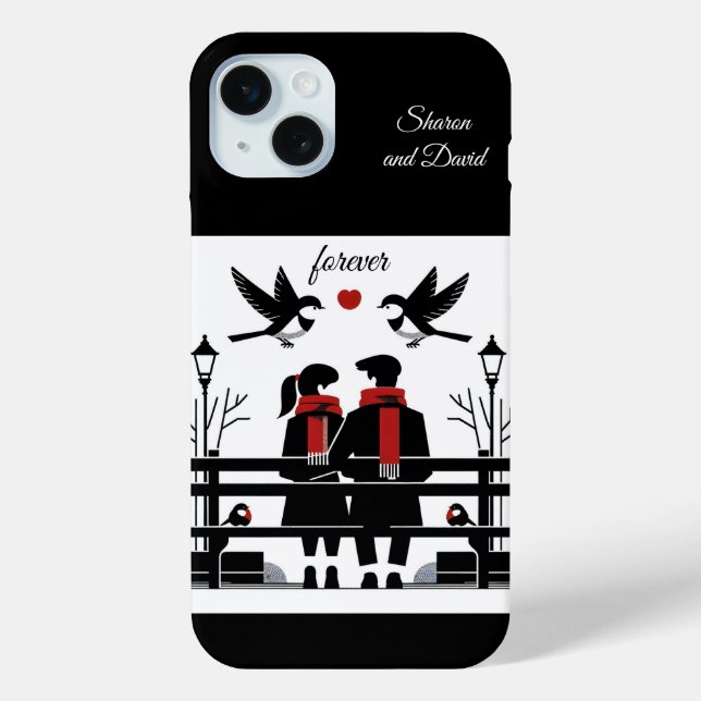 Couple Forever Case-Mate iPhone Hülle (Rückseite)