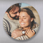 Couple Foto Wedding Magnet<br><div class="desc">Ein individuelles Foto-Design, das leicht mit Ihrem eigenen Foto in voller Größe personalisiert werden kann. Das perfekte Geschenk für jeden Anlass!</div>