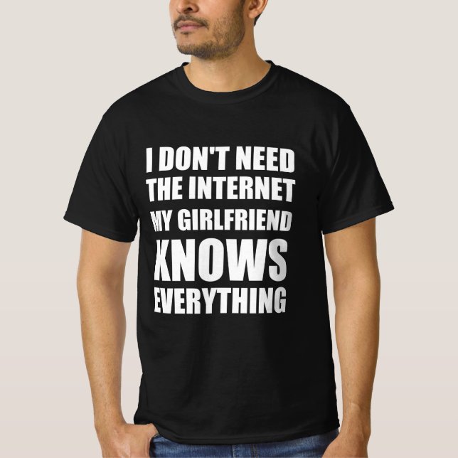 Couple Funny Zitat T-Shirt (Vorderseite)