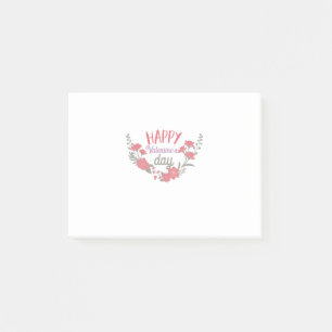 Couple Geschenk Happy Valentine's Day Post-it Klebezettel