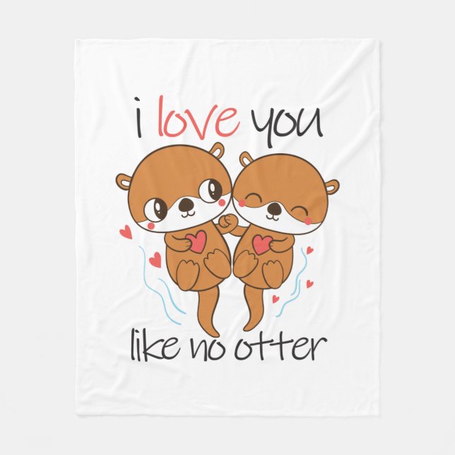 Couple Geschenk I Liebe Sie mögen keine andere Fleecedecke (Vorderseite)