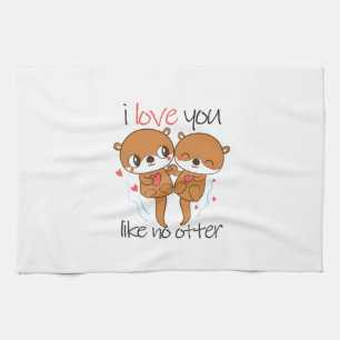 Couple Geschenk I Liebe Sie mögen keine andere Geschirrtuch