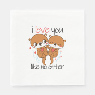 Couple Geschenk I Liebe Sie mögen keine andere Serviette