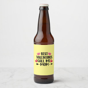 Couple-Geschenke Beste Valentine nennen mich Mama Bierflaschenetikett