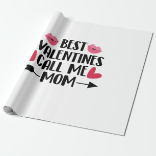Couple-Geschenke Beste Valentine nennen mich Mama Geschenkpapier
