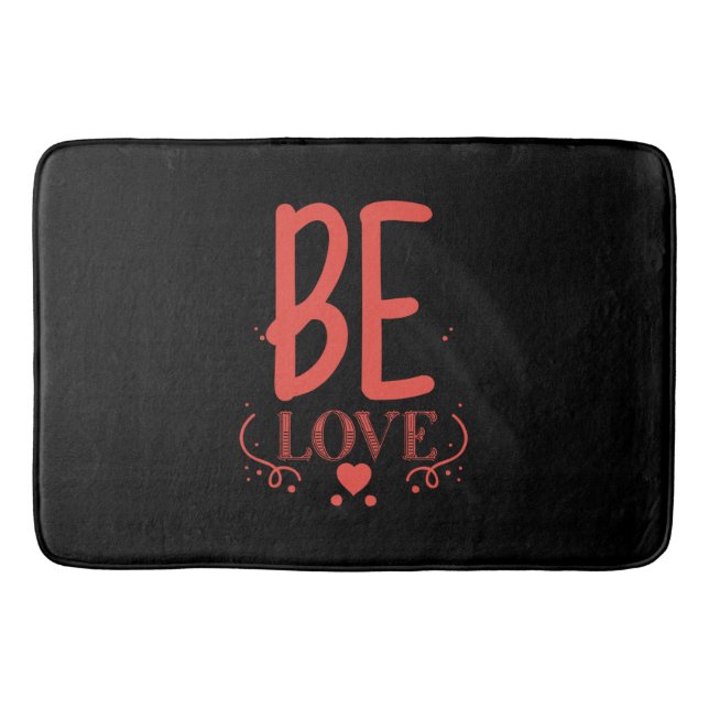 Couple Gift Be Liebe Badematte (Vorderseite)