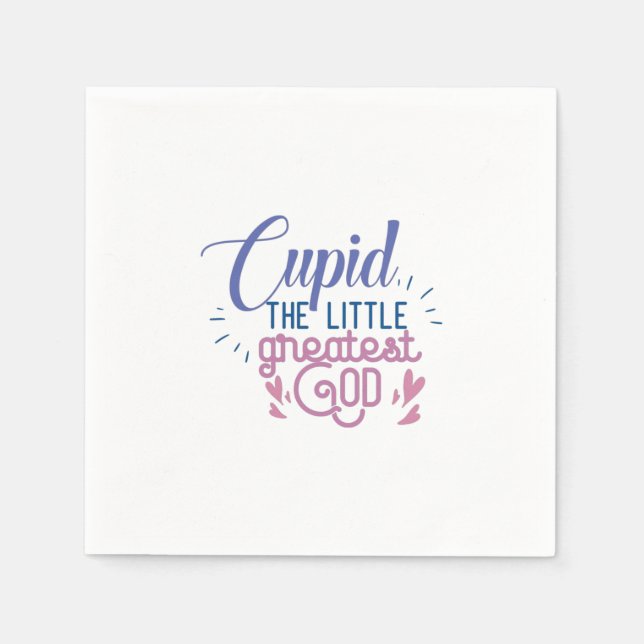 Couple Gift Der kleine Beste Gott Serviette (Vorderseite)