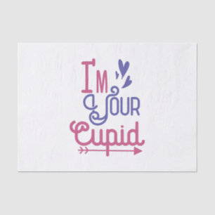 Couple Gift I Am Your Lovely Cupid Seidenpapier