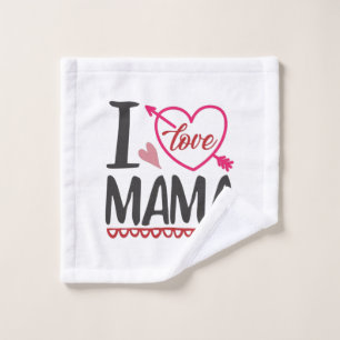 Couple Gift I Liebe Mama Waschlappen