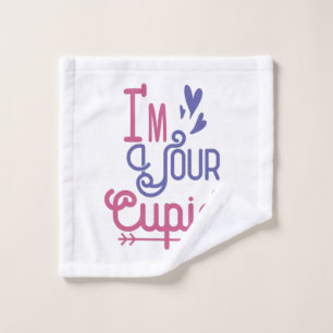 Couple Gift I'be Your Love Cupid Waschlappen