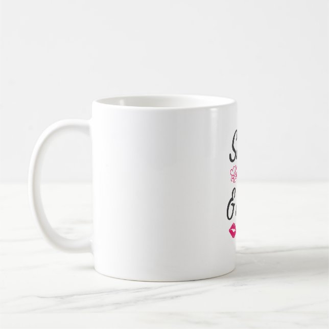Couple Gift Kiss Me Kaffeetasse (Links)