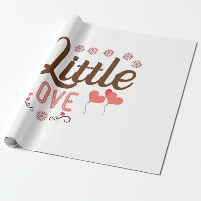 Couple Gift Little Liebe Geschenkpapier (Ungerollt)