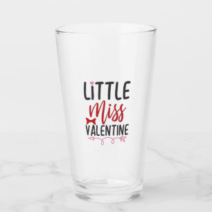 Couple Gift Little Miss Valentine Glas