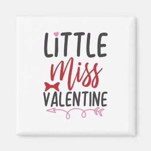 Couple Gift Little Miss Valentine Magnet